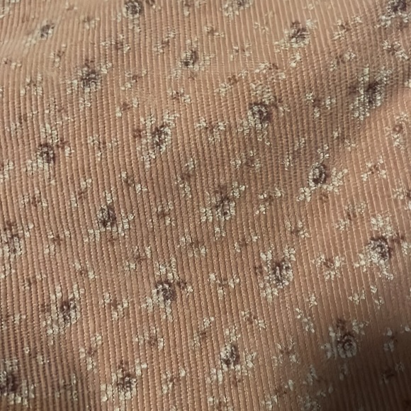 Free people corduroy pants peach with flowers size 26 - Picture 4 of 5